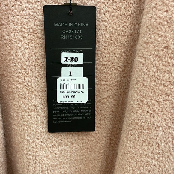 Light pink lounge jacket. - Picture 2 of 2